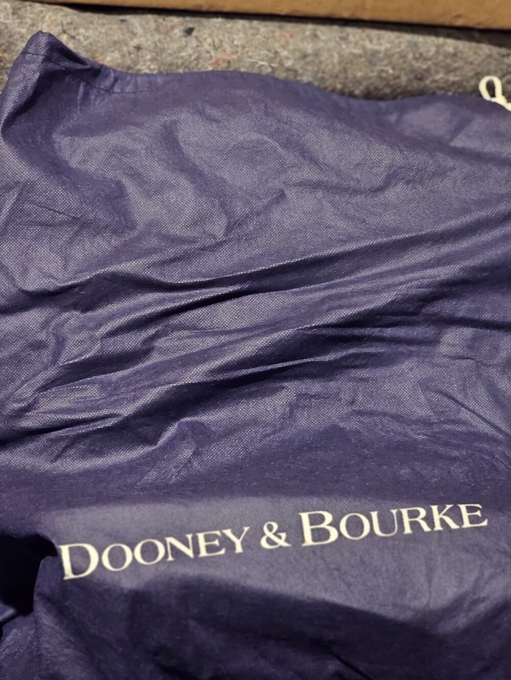 Dooney & Bourke Purple Croc-Embossed Tote with Brown Trim. Comes With dust bag. - Picture 13 of 13